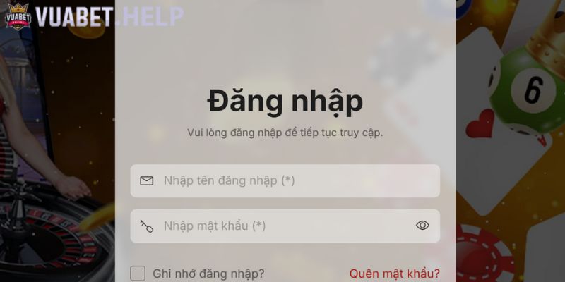 Hướng dẫn đăng nhập cho người mới