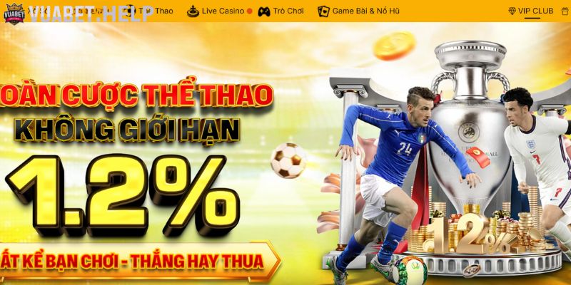 Nhà cái Vuabet đa dạng hình thức, tỷ lệ thưởng hấp dẫn