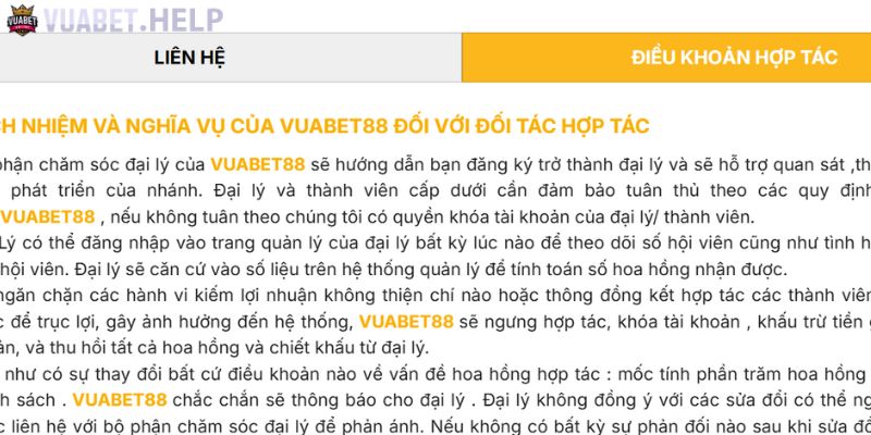 Trở thành đại lý của Vuabet để mang về khoản thu nhập thụ động hàng tháng.