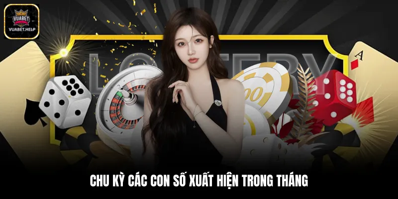 Chu kỳ các con số xuất hiện trong tháng