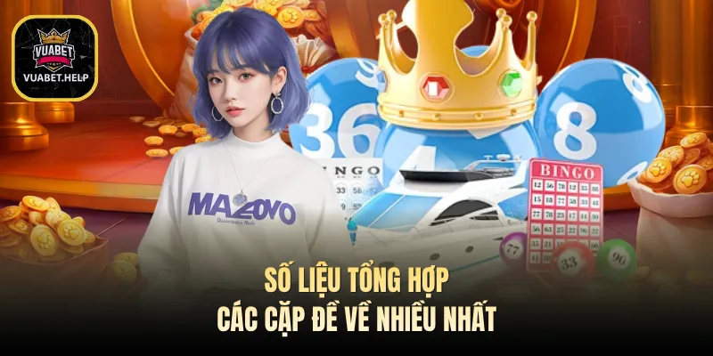 Số liệu tổng hợp các cặp đề về nhiều nhất